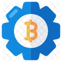 Bitcoin Setting Bitcoin Configuration Bitcoin Development Icon