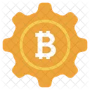 Bitcoin Management Bitcoin Setting Blockchain Setting Icon