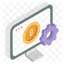 Bitcoin Management Bitcoin Development Bitcoin Setting Icon