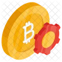 Bitcoin management  Icon