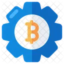 Bitcoin Setting Bitcoin Configuration Bitcoin Development Icône