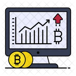 Bitcoin market  Icon