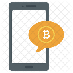 Bitcoin Message Icon