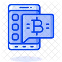 Bitcoin Message  Icon