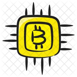 Bitcoin Microprocessor  Icon