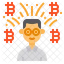 Bitcoin-Millionär  Symbol