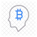 Mind Bitcoin Head Icon