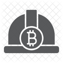 Bitcoin Miner Hat Icon