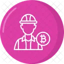 Bitcoin Miner Cryptocurrency Trading Crypto Icon