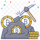 Bitcoin Mining Cryptocurrency Crypto Mining Icon