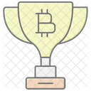 Bitcoin Mining Lineal Color Icon Icon