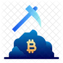Bitcoin Cryptocurrency Electronic Cash Icon