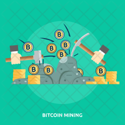 Bitcoin Mining Icon