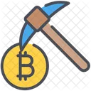 Bitcoin Digital Mining Icon