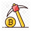 Bitcoin Mining Blockchain Exploring Bitcoin Icon