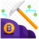Bitcoin Mining Mining Cryptocurrency Mining Icon