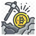 Mining Cryptocurrency Bitcoin Digital Currency Money Blockchain Icon