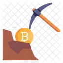 Bitcoin Mining Crypto Mining Blockchain Mining Icon