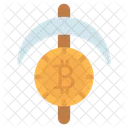Bitcoin Mining Bitcoin Digging Cryptocurrency Mining Symbol
