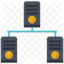 Bitcoin Mining Pool Multimedia Icon