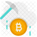 Bitcoin Mining Mining Cloud Icon
