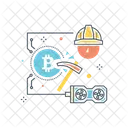Bitcoin Mining Craft Icon