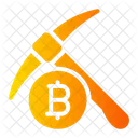 Bitcoin Mining Digital Money Blockchain Icon