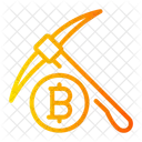 Bitcoin Mining Digital Money Blockchain Icon