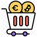 Bitcoin Mining Cart  Symbol