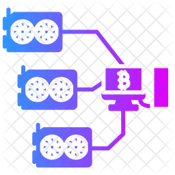 Bitcoin Mining Computer Ram  Icon