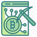 Bitcoin Mining Education Blockchain Education Cryptocurrency Icon