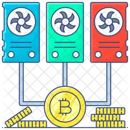 Bitcoin Mining Farm  Icon