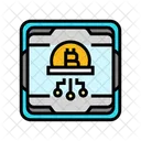 Cpu Cryptocurrency Mining Icon