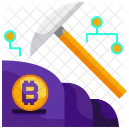 Bitcoin Mining  Icon