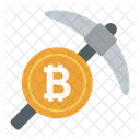 Bitcoin Mining Blockchain Exploring Bitcoin Icon