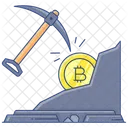 Bitcoin Mining Blockchain Mining Exploring Bitcoin Icon