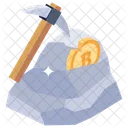 Bitcoin Mining Blockchain Exploring Bitcoin Icon