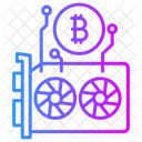 Bitcoin Mining Cryptocurrency Icon