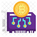Bitcoin Mining Rig Bitcoin Cryptocurrency アイコン