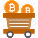 Bitcoin Mining Trolley Cryptocurrency Mining Bitcoin Mining Icon