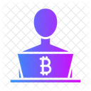 Bitcoin-Mitarbeiter  Symbol