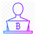 Bitcoin-Mitarbeiter  Symbol