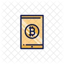 Bitcoin Mobile Mobile Online Money Icon