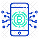 Bitcoin Mobile Connection Icon