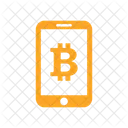 Bitcoin mobile phone  Icon