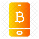 Bitcoin-Mobilzahlung  Symbol