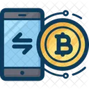 Bitcoin-Mobilzugriff  Symbol