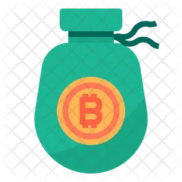 Bitcoin Money Bag  Icon