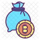 Bitcoin Bag Bitcoin Money Bag Money Bag Icon