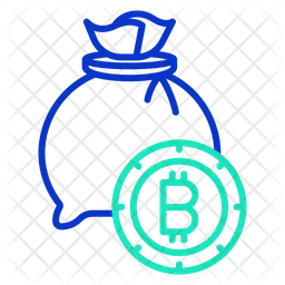 Bitcoin Money Bag  Icon